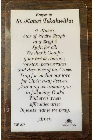 Saint Kateri prayer