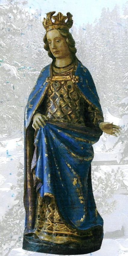 la statue de Notre Dame de la Benite Fontaine