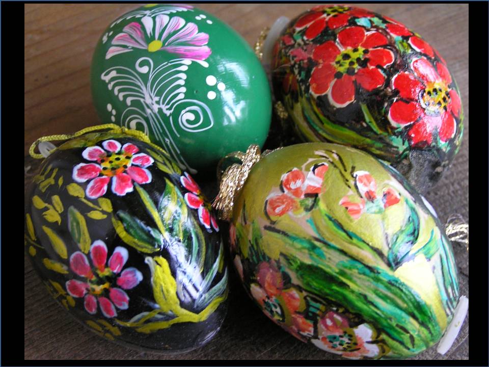 Easter Eggs painted by Lili photo by Michele Szekely